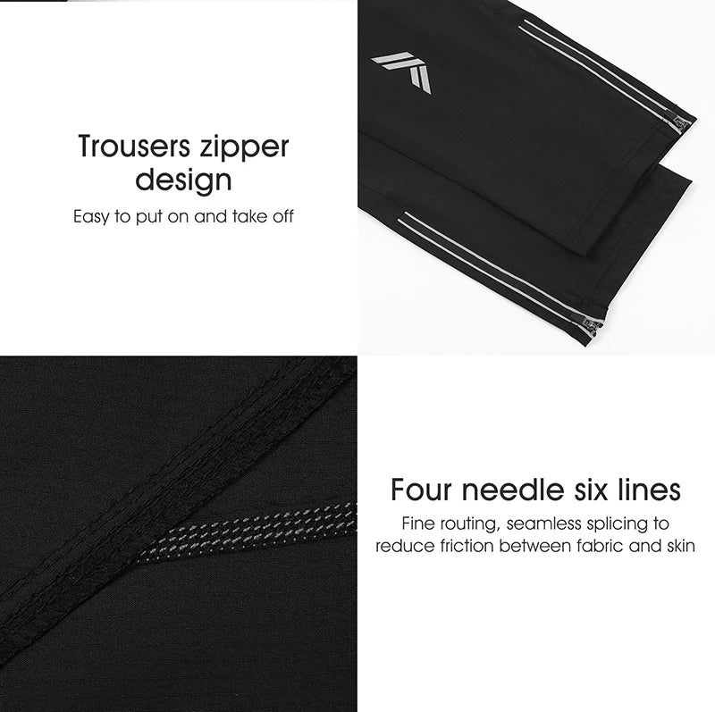 WEST BIKING Men’s Quick-Dry Reflective Sports Pants