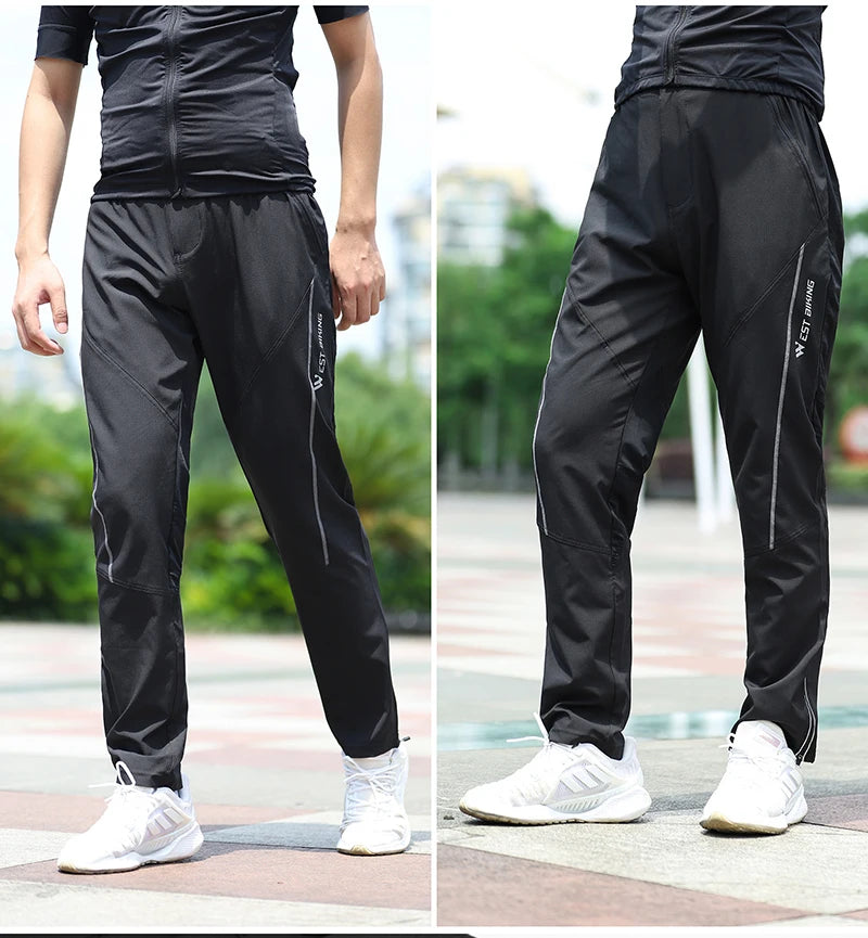 WEST BIKING Men’s Quick-Dry Reflective Sports Pants
