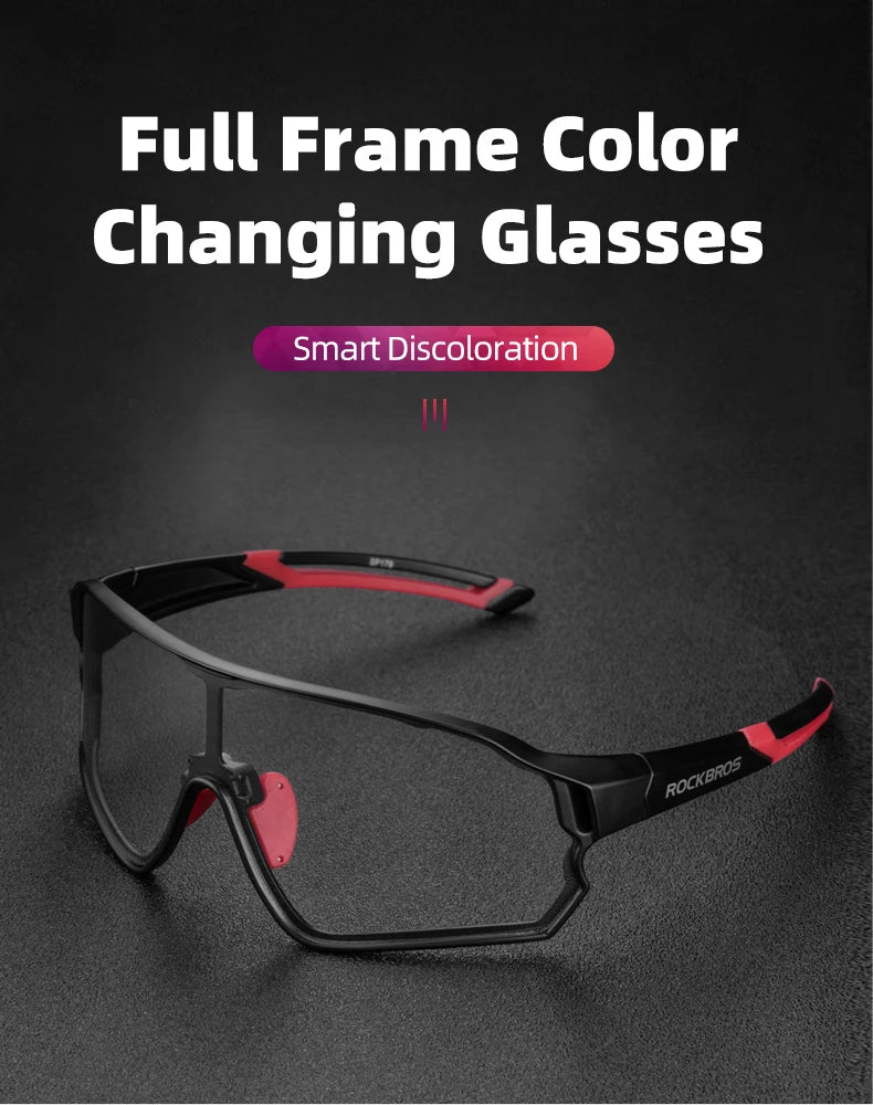 ROCKBROS Photochromic UV400 Cycling Glasses