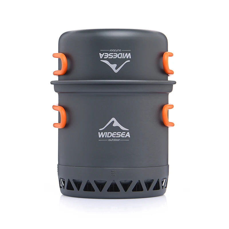 Widesea Camping Cookware Set – 1.3L/2.3L Pot & Kettle