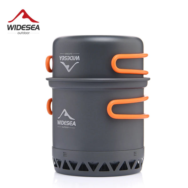 Widesea Camping Cookware Set – 1.3L/2.3L Pot & Kettle