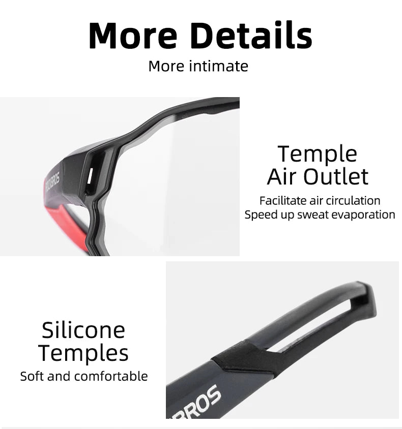 ROCKBROS Photochromic UV400 Cycling Glasses