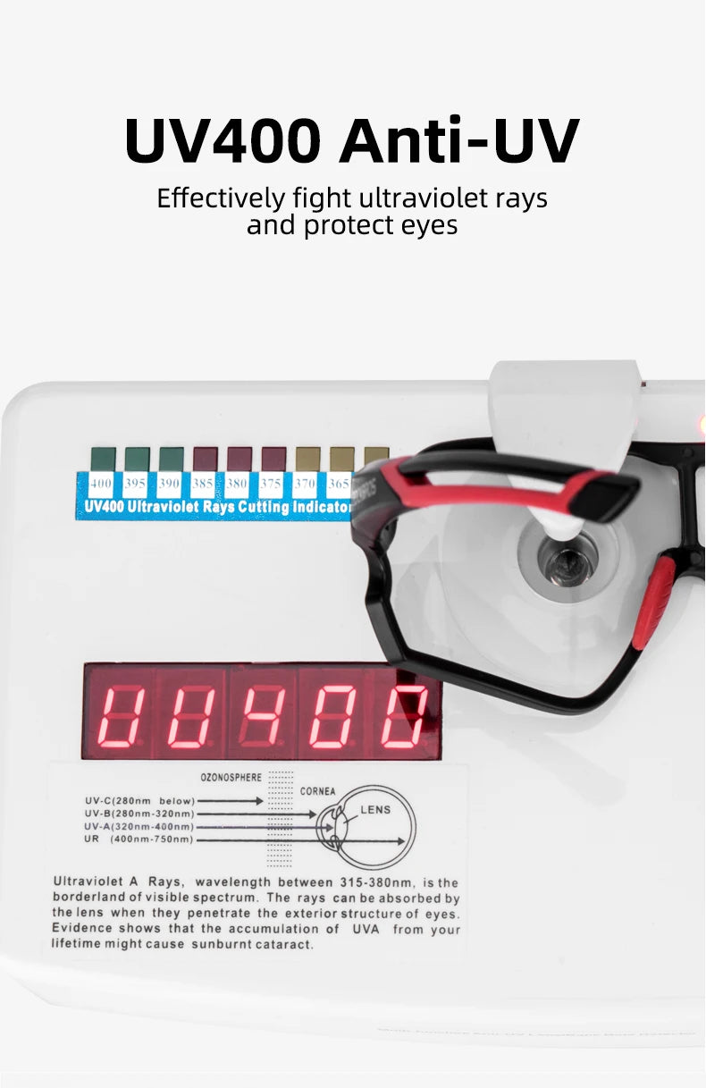 ROCKBROS Photochromic UV400 Cycling Glasses