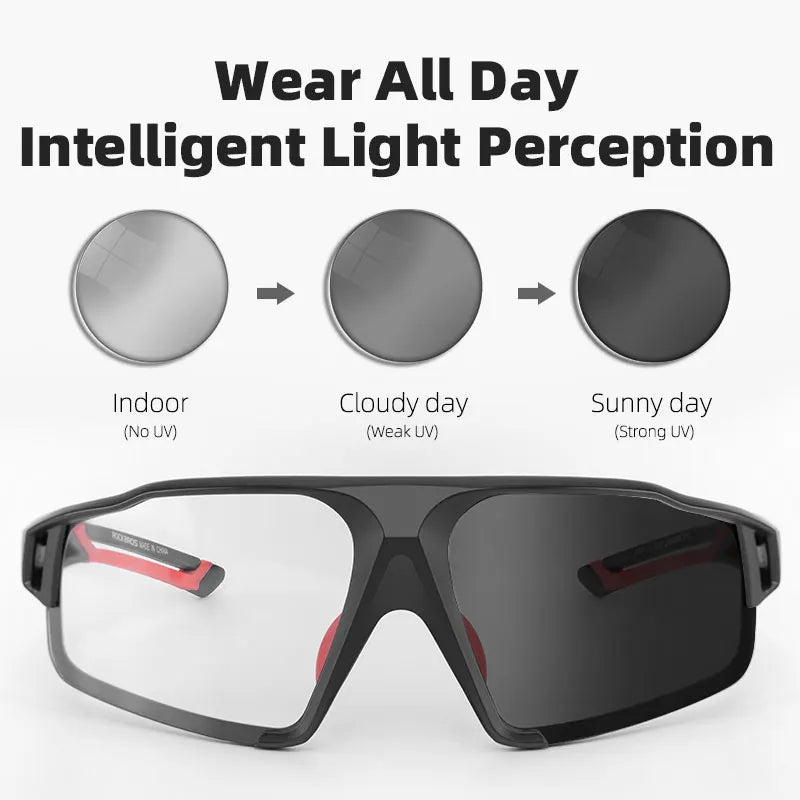 ROCKBROS Photochromic Cycling Sunglasses
