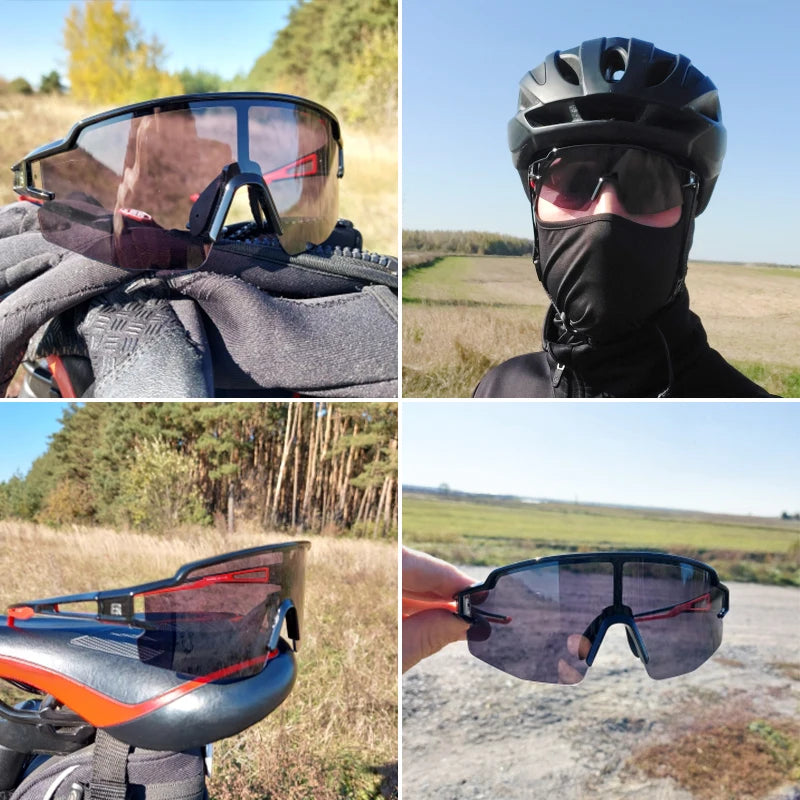 ROCKBROS Photochromic Cycling Sunglasses