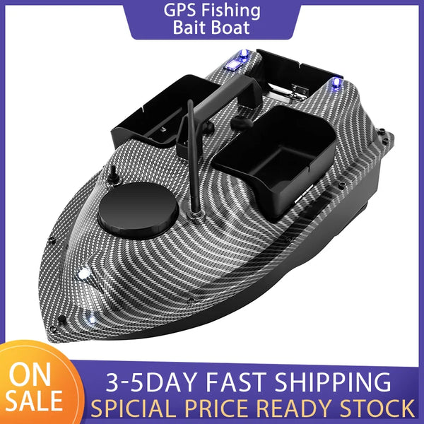GPS Fishing Bait Boat with Auto Return – 500M Range