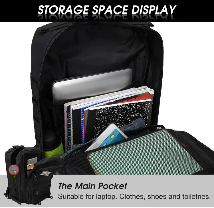 Tactical Waterproof Outdoor Backpack for Men