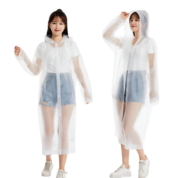 10-Pack Emergency Waterproof Rain Ponchos with Hood