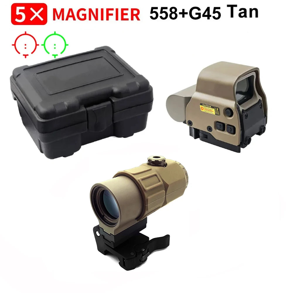 558+G43 Holographic Red Dot Sight with QD Mount