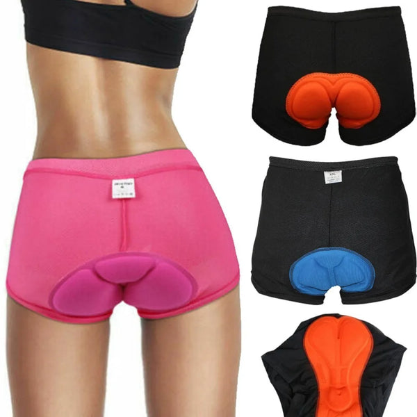 3D Gel Padded Cycling Underwear Shorts – Unisex