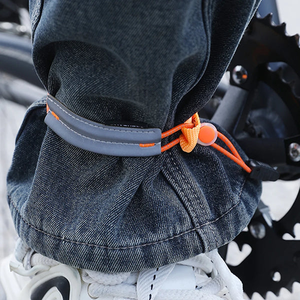 Reflective Bike Pants Strap – High-Visibility Safety Bands