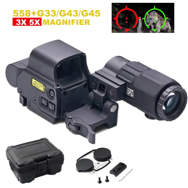 558+G43 Holographic Red Dot Sight with QD Mount