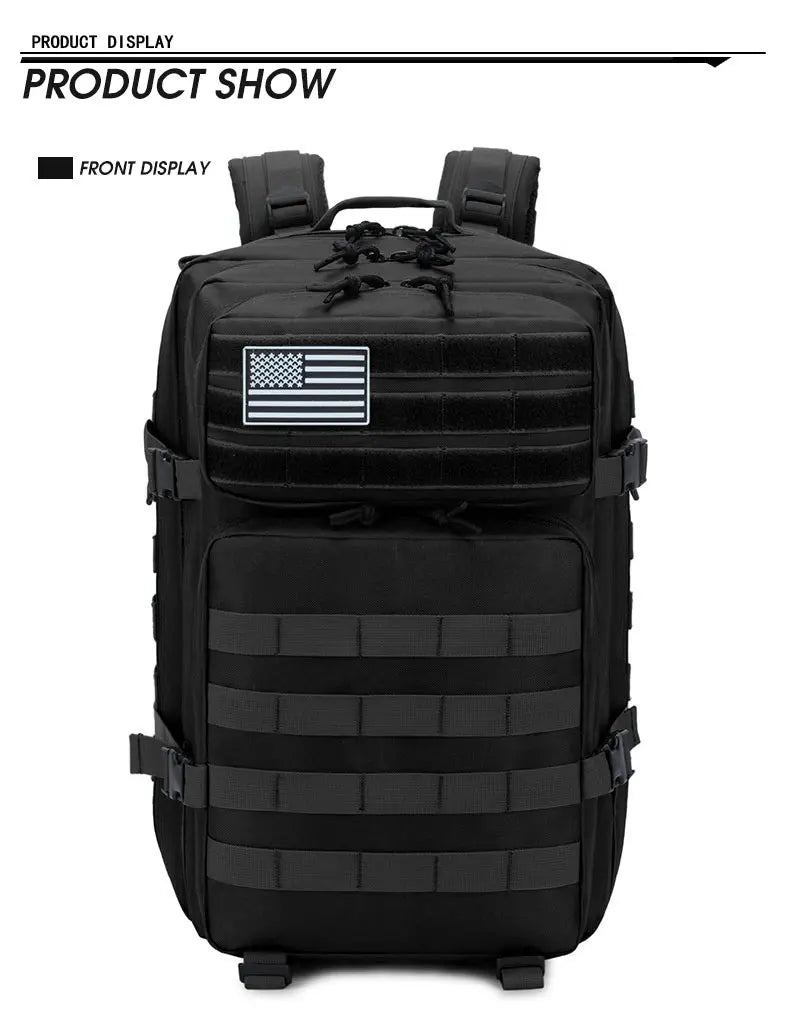 Tactical Waterproof Outdoor Backpack for Men