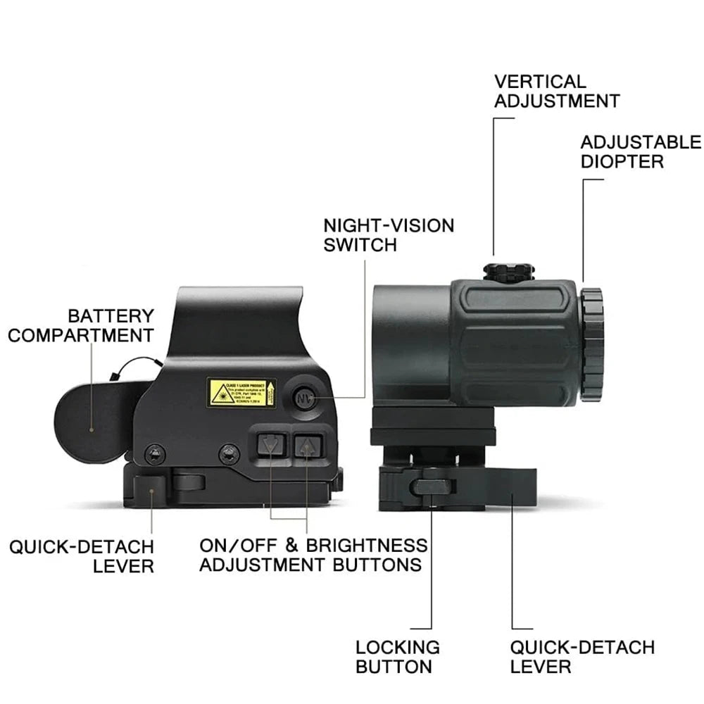 558+G43 Holographic Red Dot Sight with QD Mount