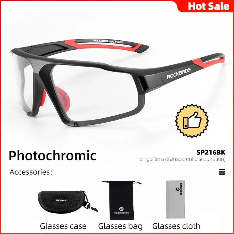 ROCKBROS Photochromic Cycling Sunglasses