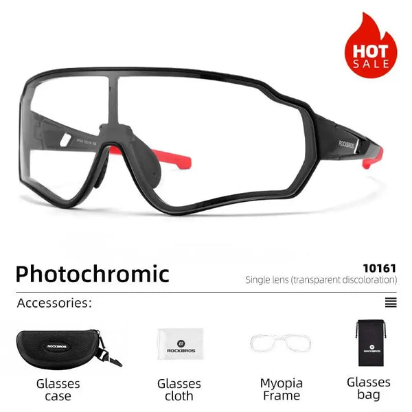 ROCKBROS Photochromic Cycling Sunglasses
