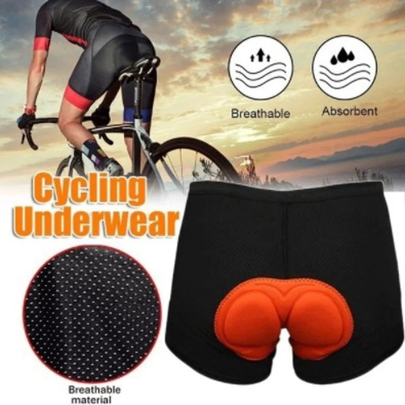 3D Gel Padded Cycling Underwear Shorts – Unisex