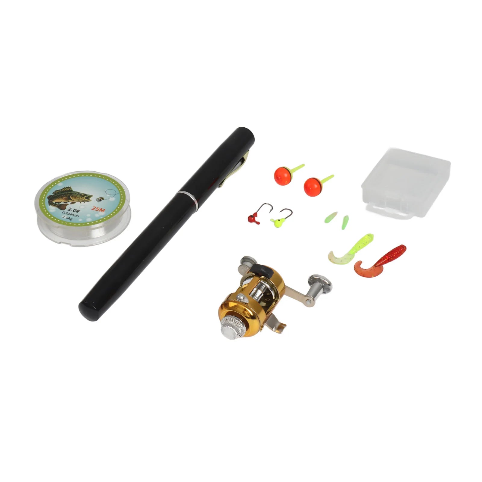 Mini Telescopic Pocket Fishing Rod & Reel Set