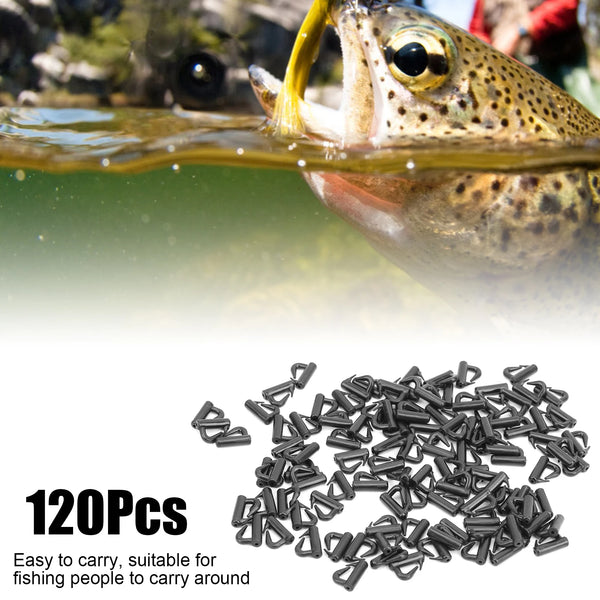 120pcs Fishing Clevis Spinner Snap Kit
