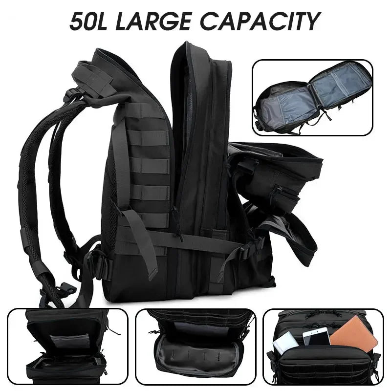 Tactical Waterproof Outdoor Backpack for Men