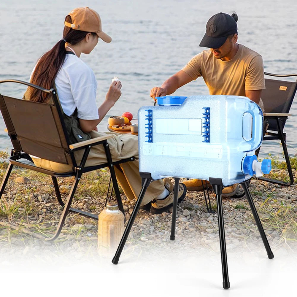 Foldable Camping Bucket & Ice Box Stand – Heavy Duty