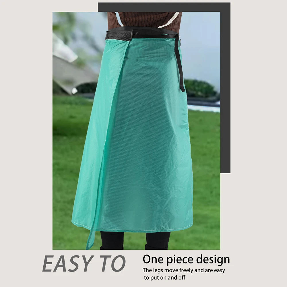 Ultralight Waterproof Rain Kilt Skirt for Hiking
