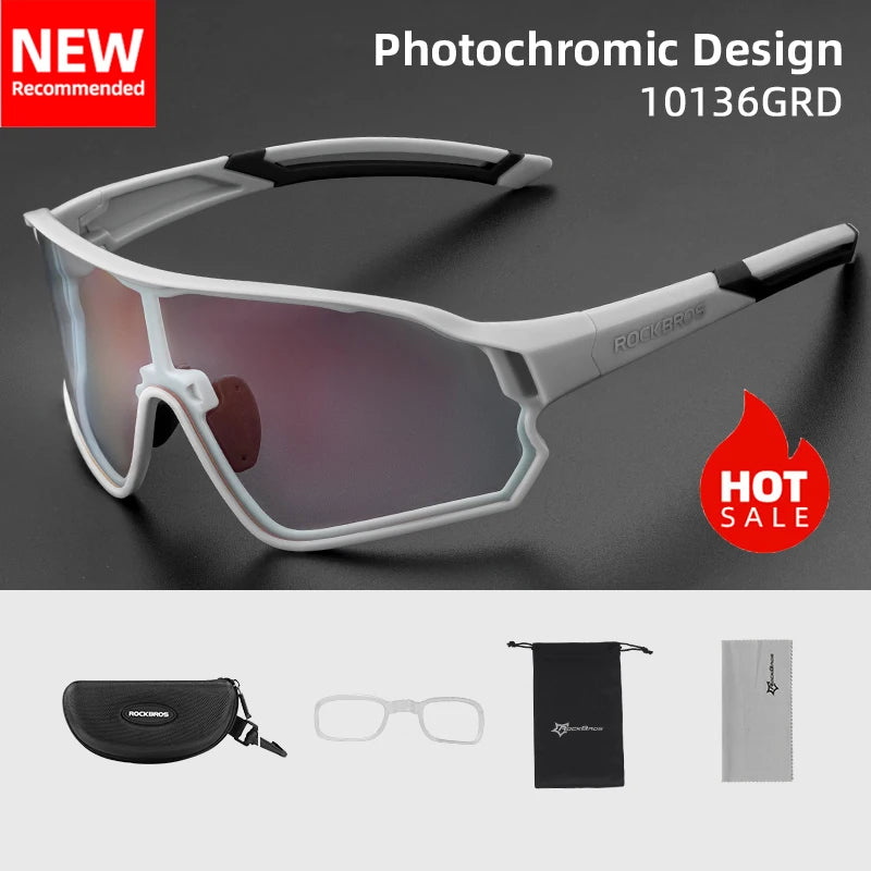ROCKBROS Photochromic UV400 Cycling Glasses
