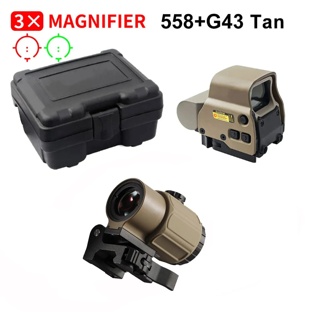 558+G43 Holographic Red Dot Sight with QD Mount