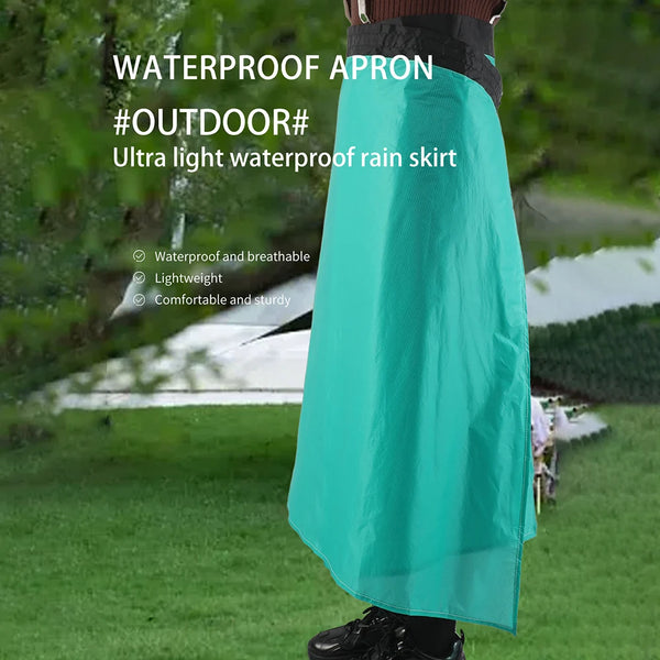 Ultralight Waterproof Rain Kilt Skirt for Hiking