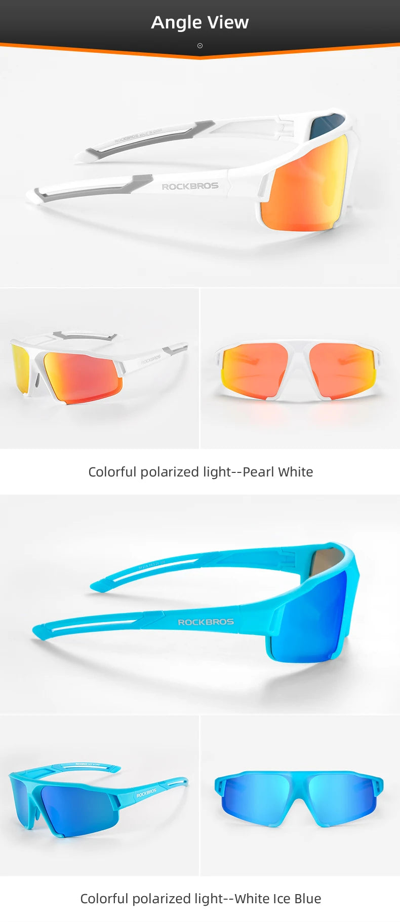 ROCKBROS Photochromic Cycling Sunglasses