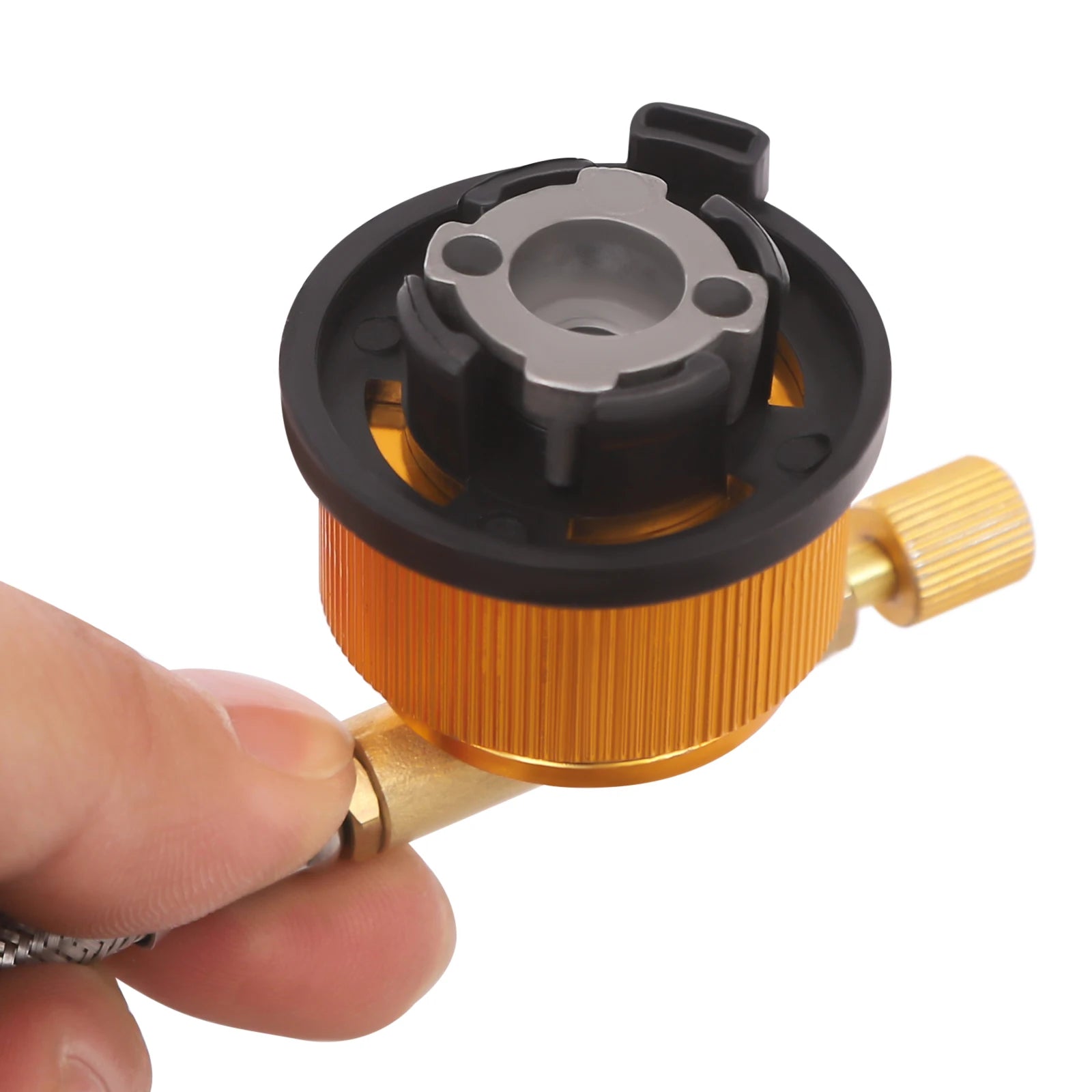 Portable Camping Stove with 3 Gas Adapters
