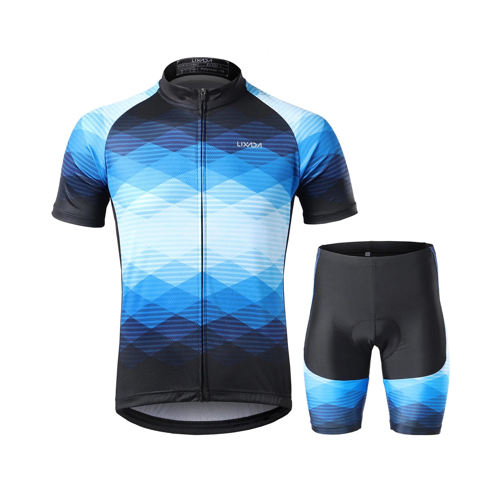 Lixada Men’s Cycling Jersey & Shorts Set