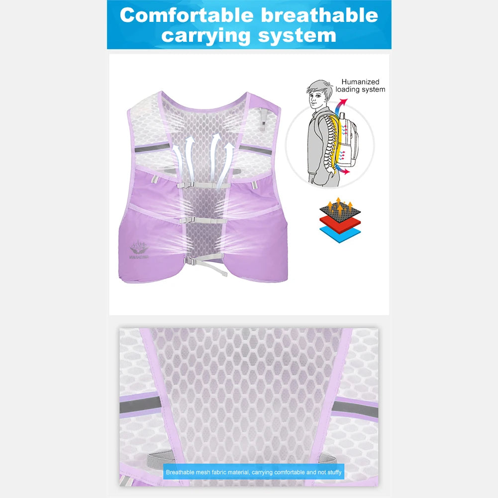Waterproof Hydration Running Vest – Lightweight & Breathable