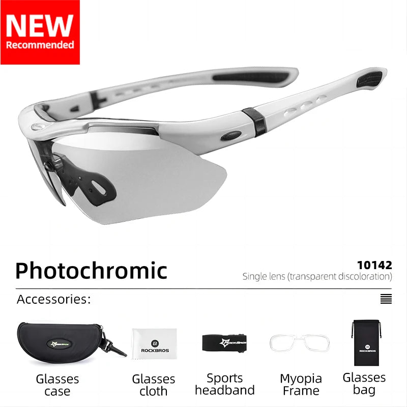 ROCKBROS Photochromic Cycling Sunglasses