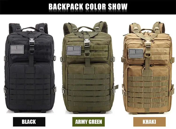 Tactical Waterproof Outdoor Backpack for Men