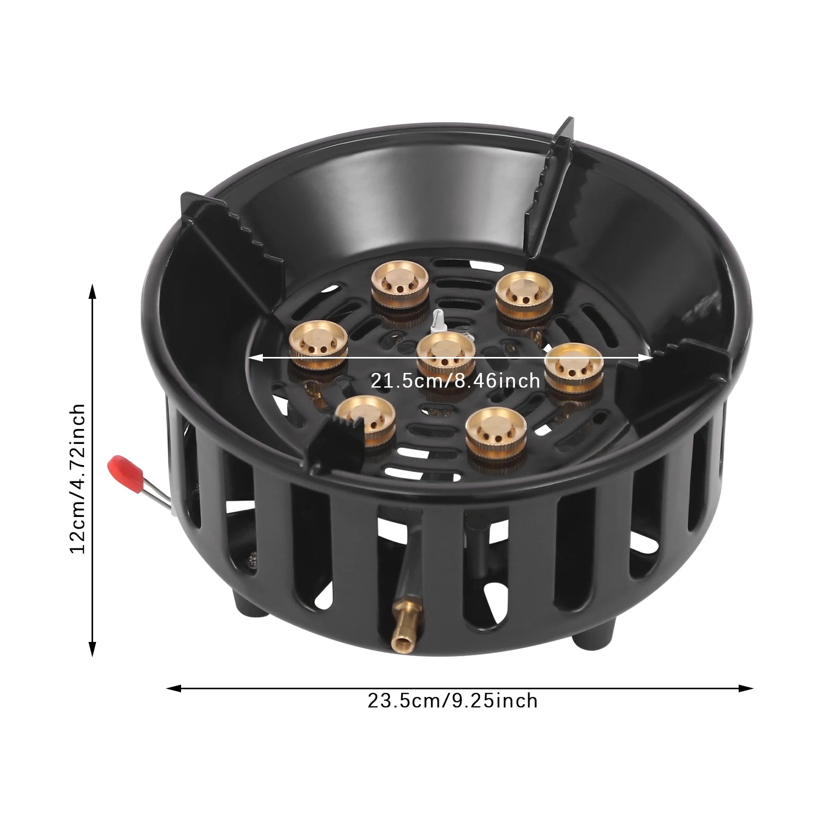 Portable Camping Stove with 3 Gas Adapters