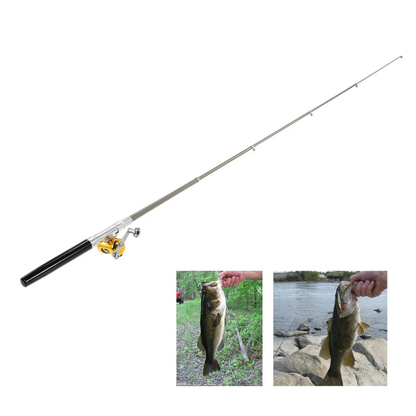 Mini Telescopic Pocket Fishing Rod & Reel Set