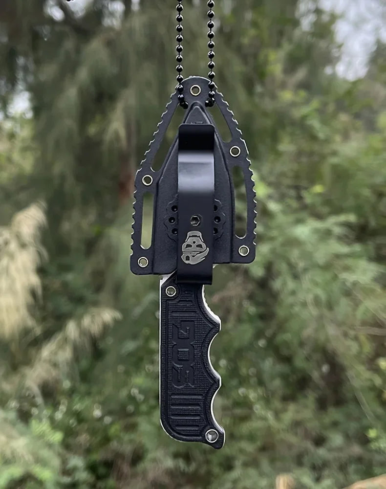 SOG Mini Fixed Blade Knife with Sheath – Compact Outdoor Tactical Tool