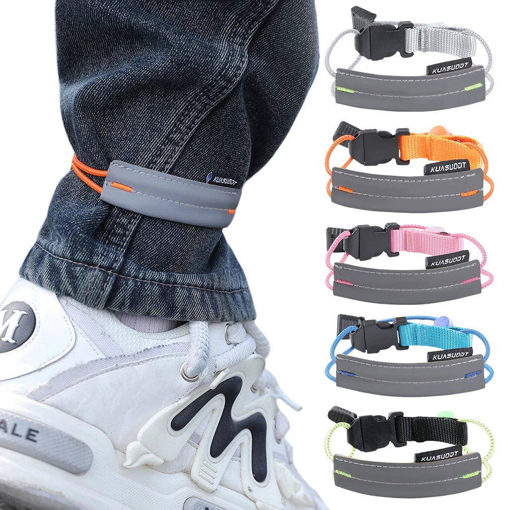 Reflective Bike Pants Strap – High-Visibility Safety Bands