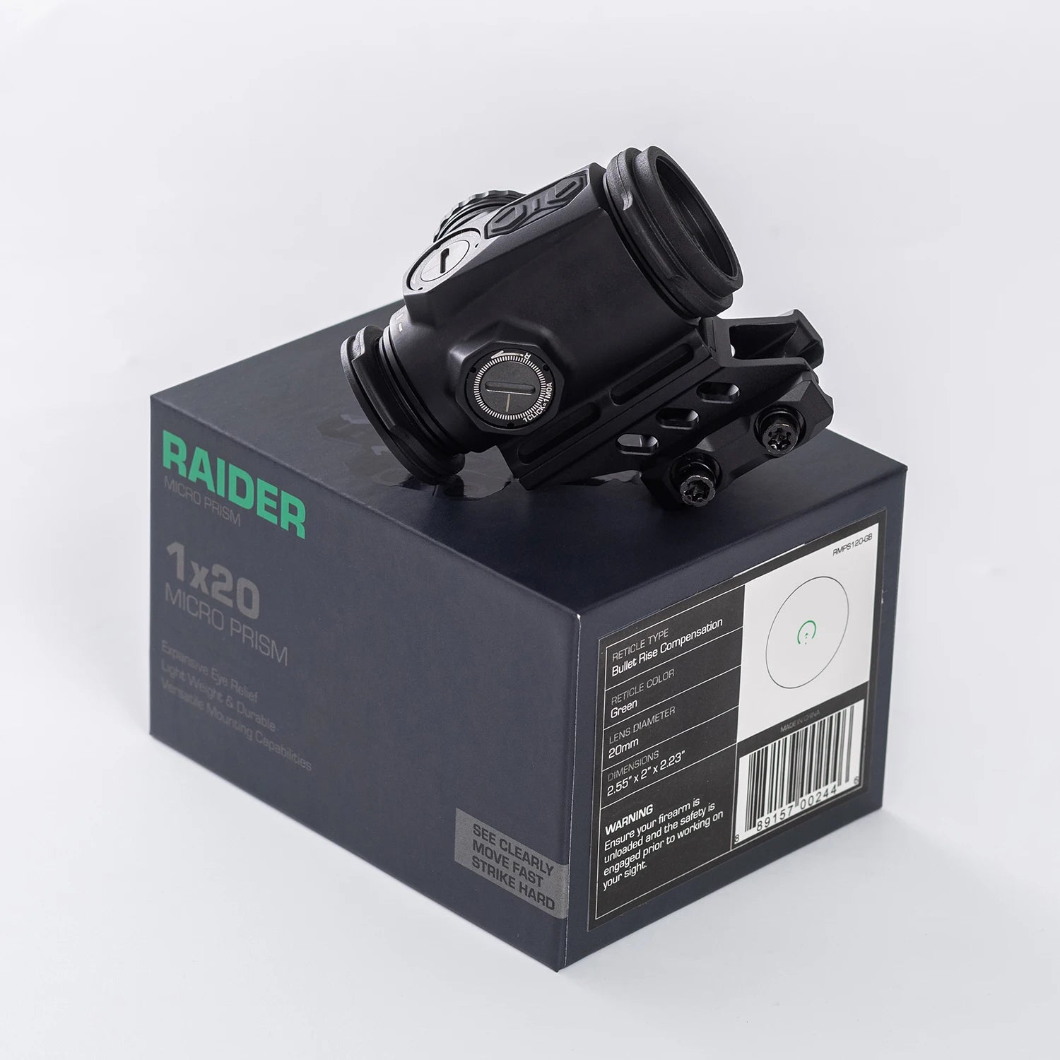 1x20mm Shake'N'Wake Red Green Dot Sight