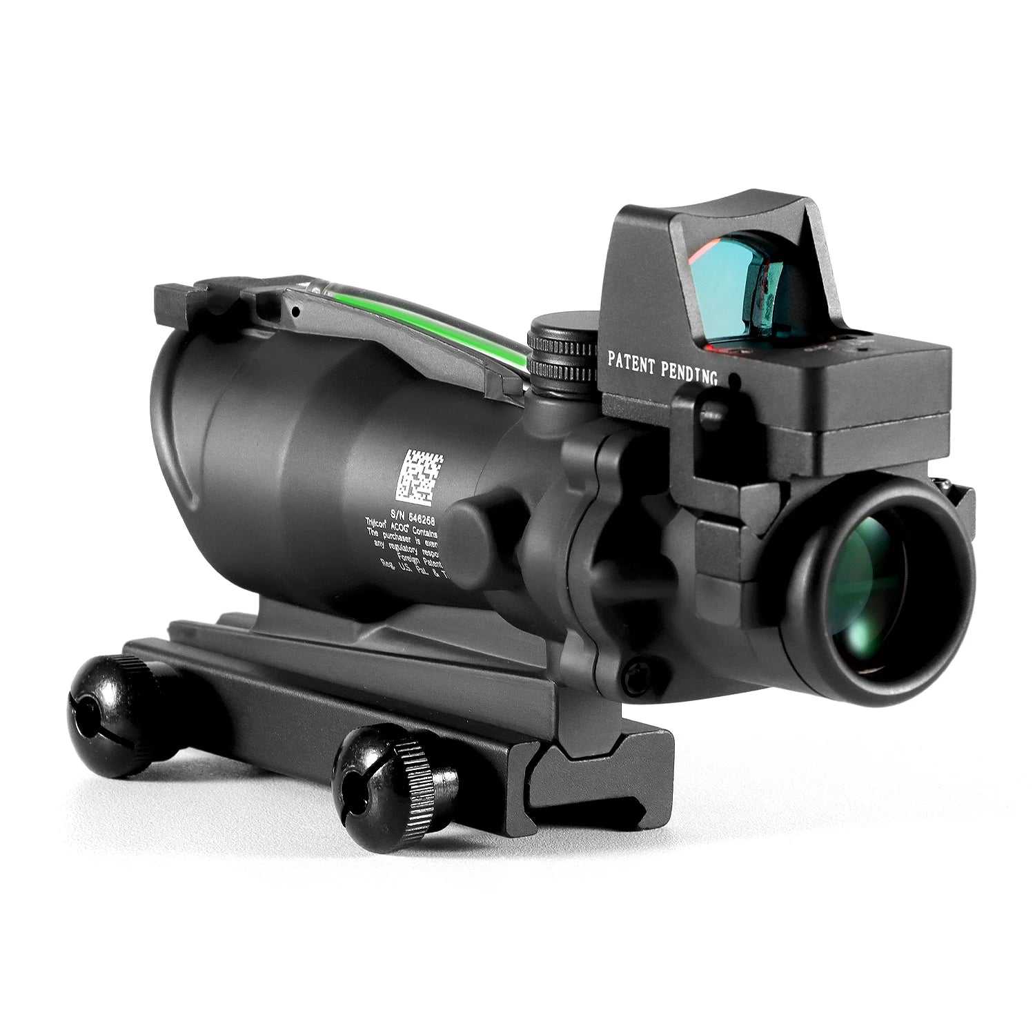 Adjustable 4x32 Red Dot Tactical Scope – 1x/4x