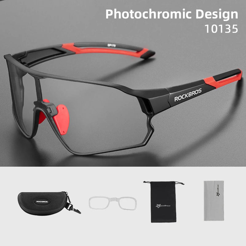 ROCKBROS Photochromic UV400 Cycling Glasses