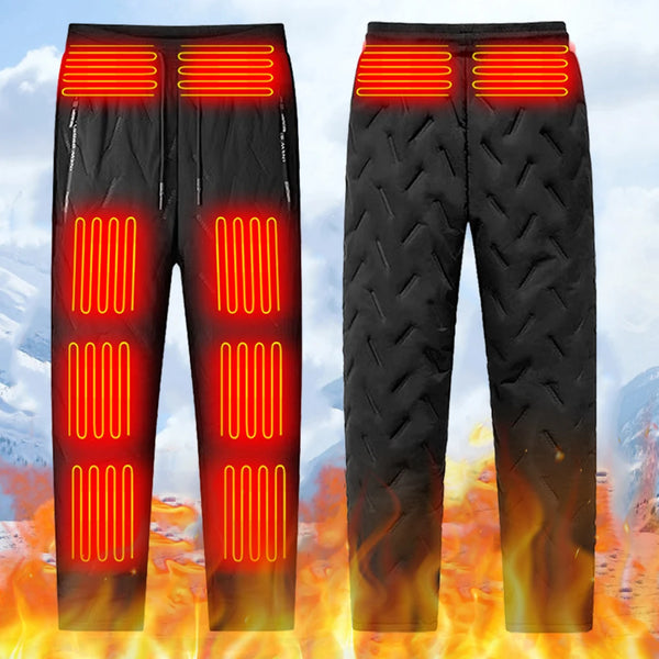 Unisex Heated Thermal Pants – 10-Zone Electric Warmer