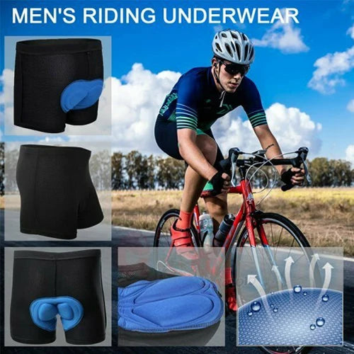 3D Gel Padded Cycling Underwear Shorts – Unisex