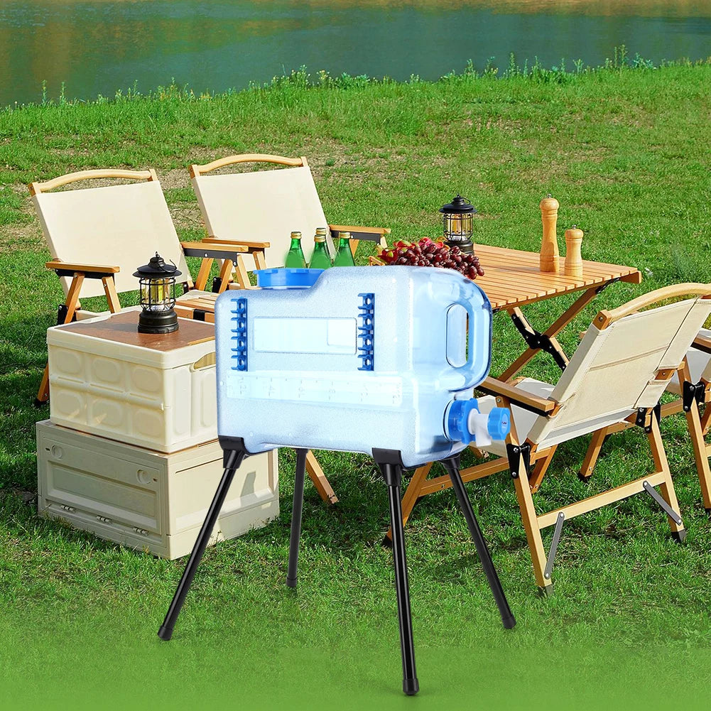 Foldable Camping Bucket & Ice Box Stand – Heavy Duty