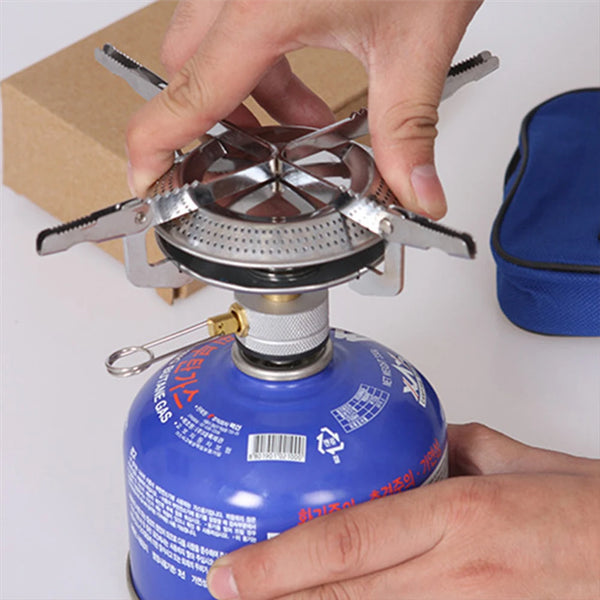 Mini Portable Gas Stove with Storage Bag – Adjustable Burner