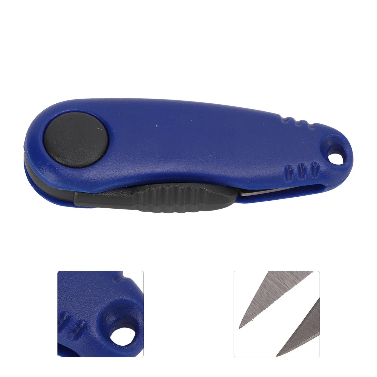 Shrimp-Shaped Fishing Line Scissors – Blue