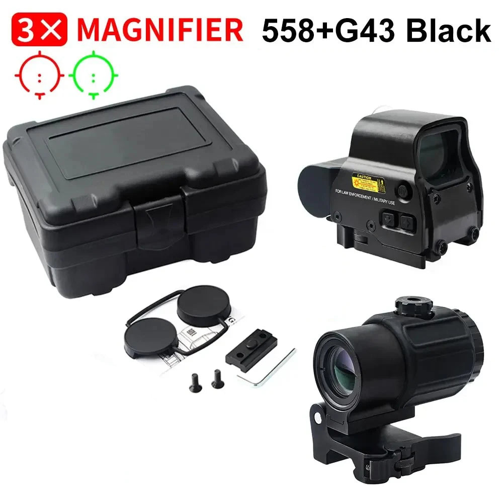 558+G43 Holographic Red Dot Sight with QD Mount