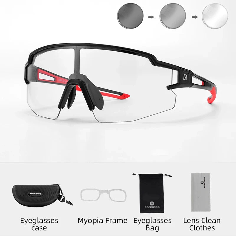 ROCKBROS Photochromic Polarized Cycling Glasses
