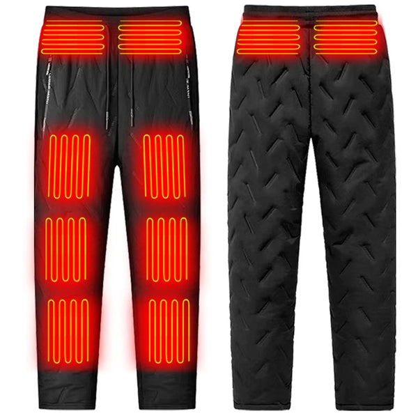 Unisex Heated Thermal Pants – 10-Zone Electric Warmer